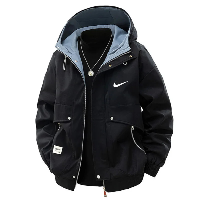 ΝΙΚᎬ - Pánská volnočasová větrovka v nadměrných velikostech pro pracovní oděvy