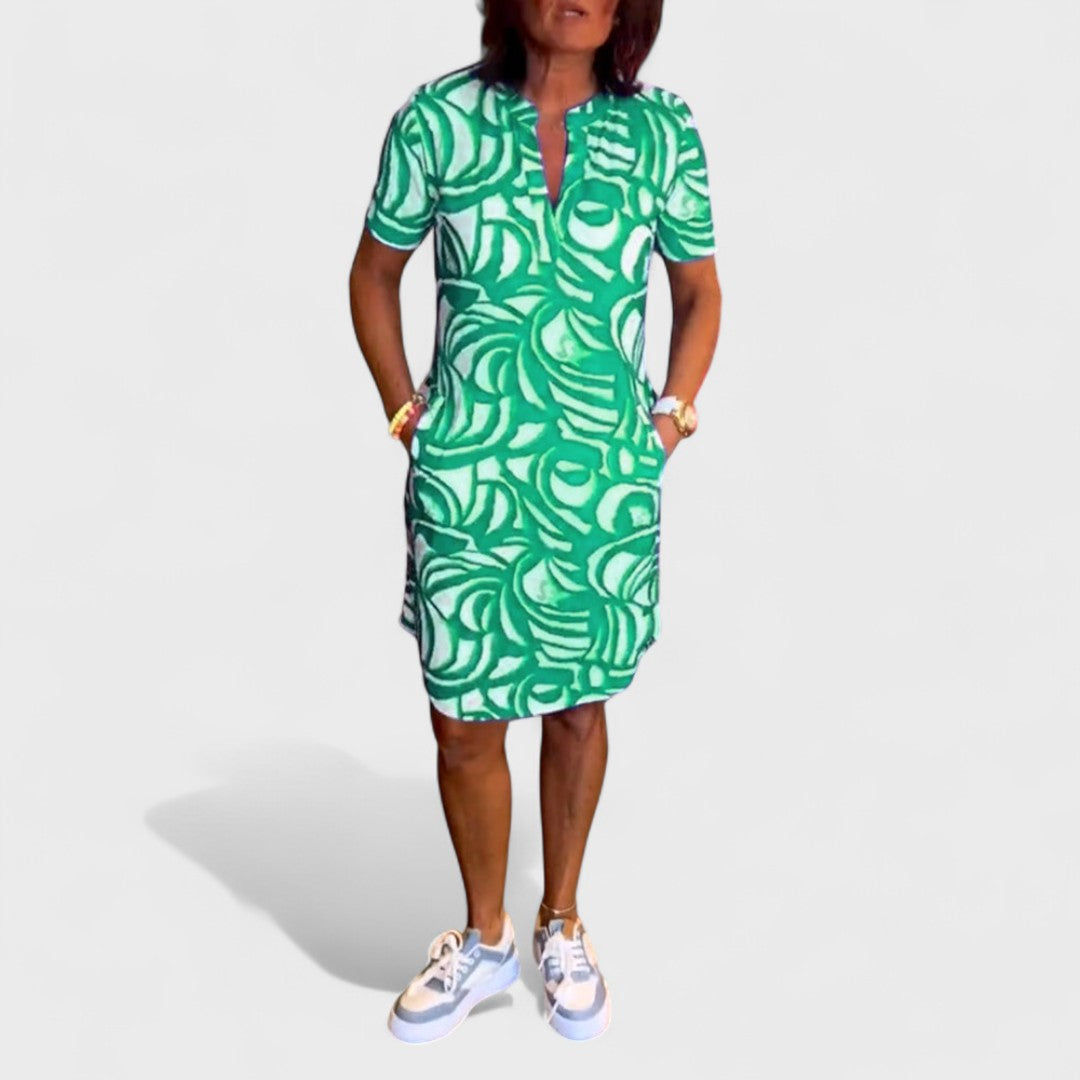 Juliana - Svěží Vzorované Šaty