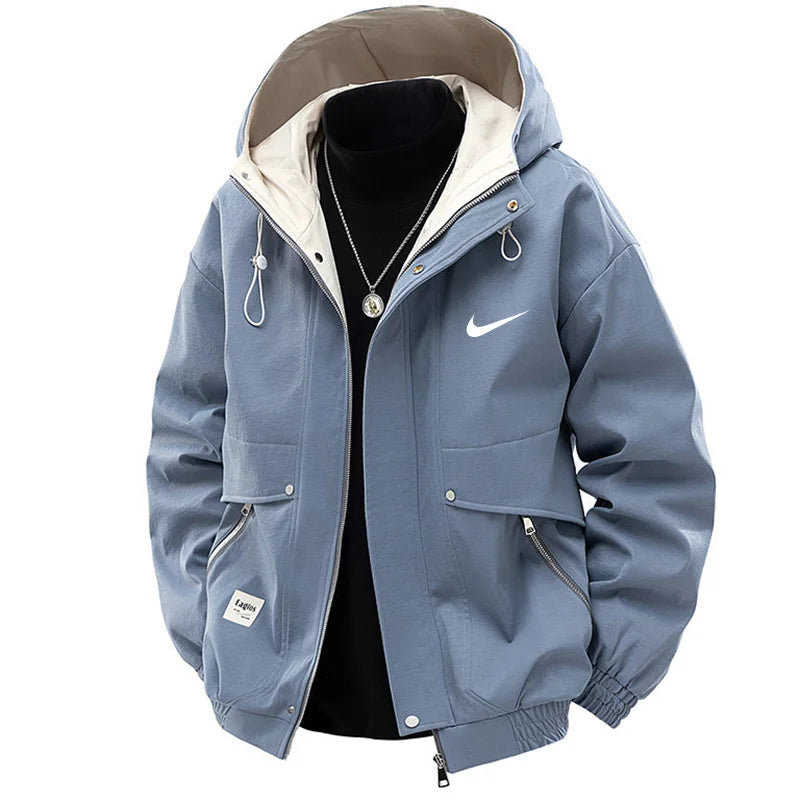 ΝΙΚᎬ - Pánská volnočasová větrovka v nadměrných velikostech pro pracovní oděvy